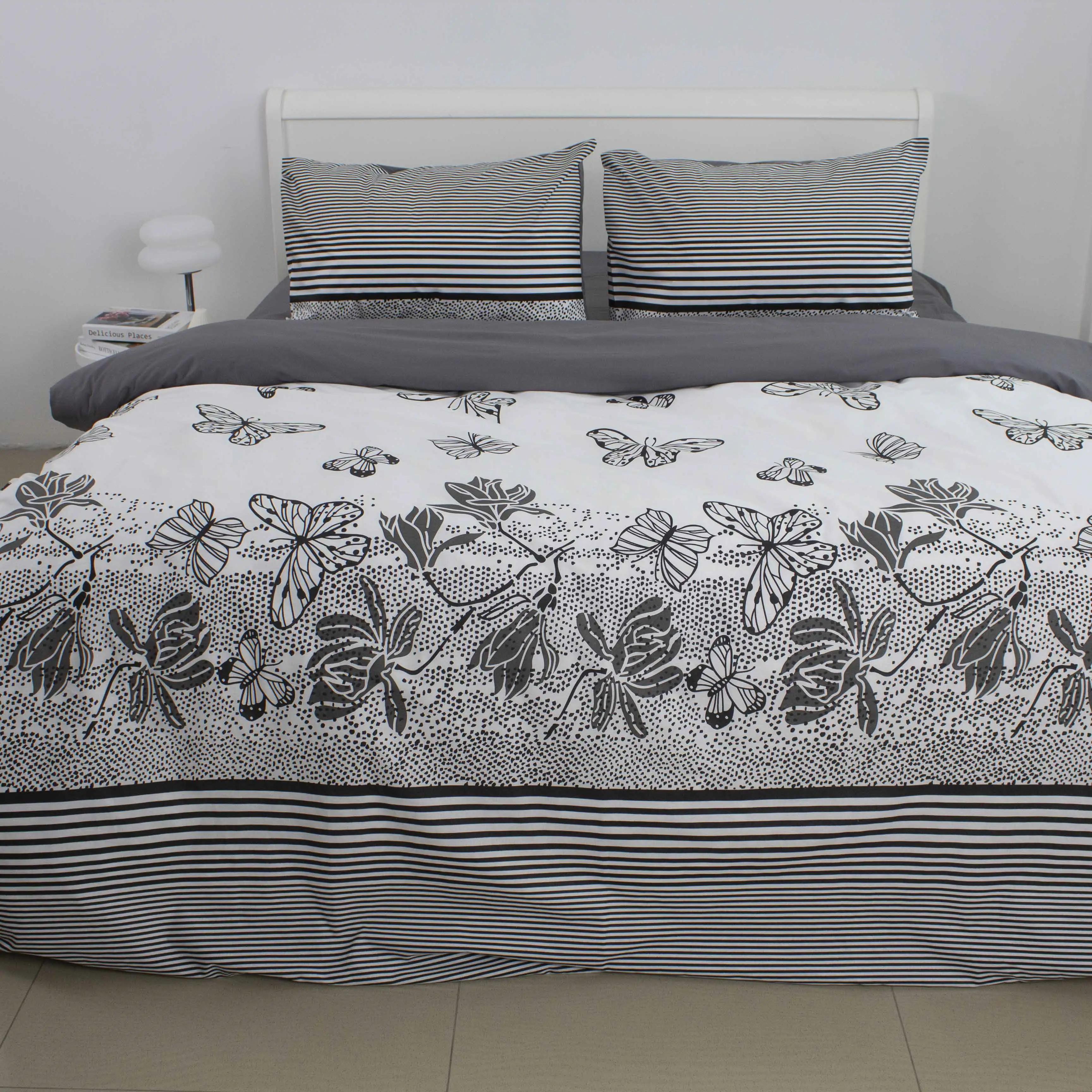 Bedding Set TEP Dark Butterfly, two-bedroom