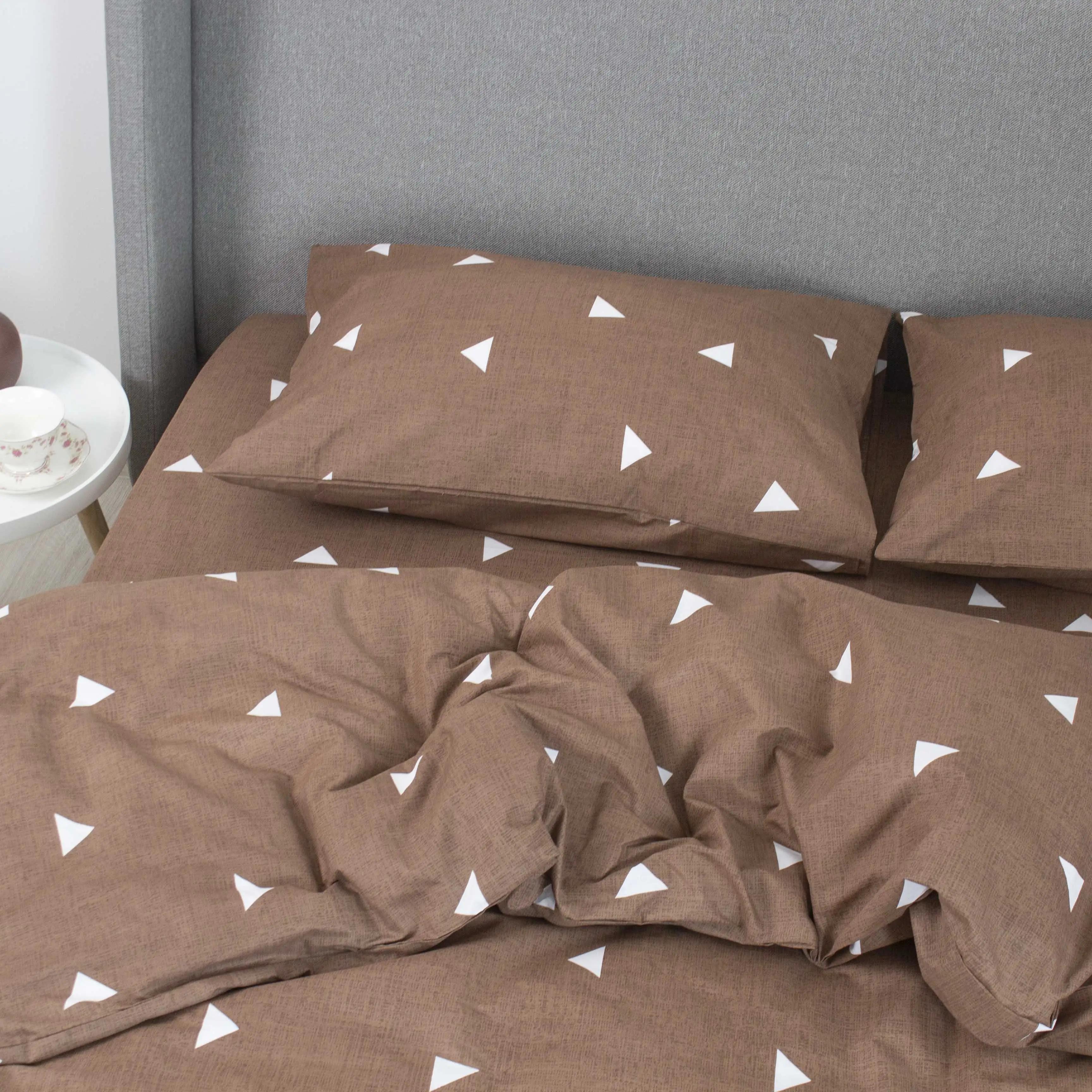 Комплект постельного белья "ТЕП" Choco Triangles, полуторное - Фото 4