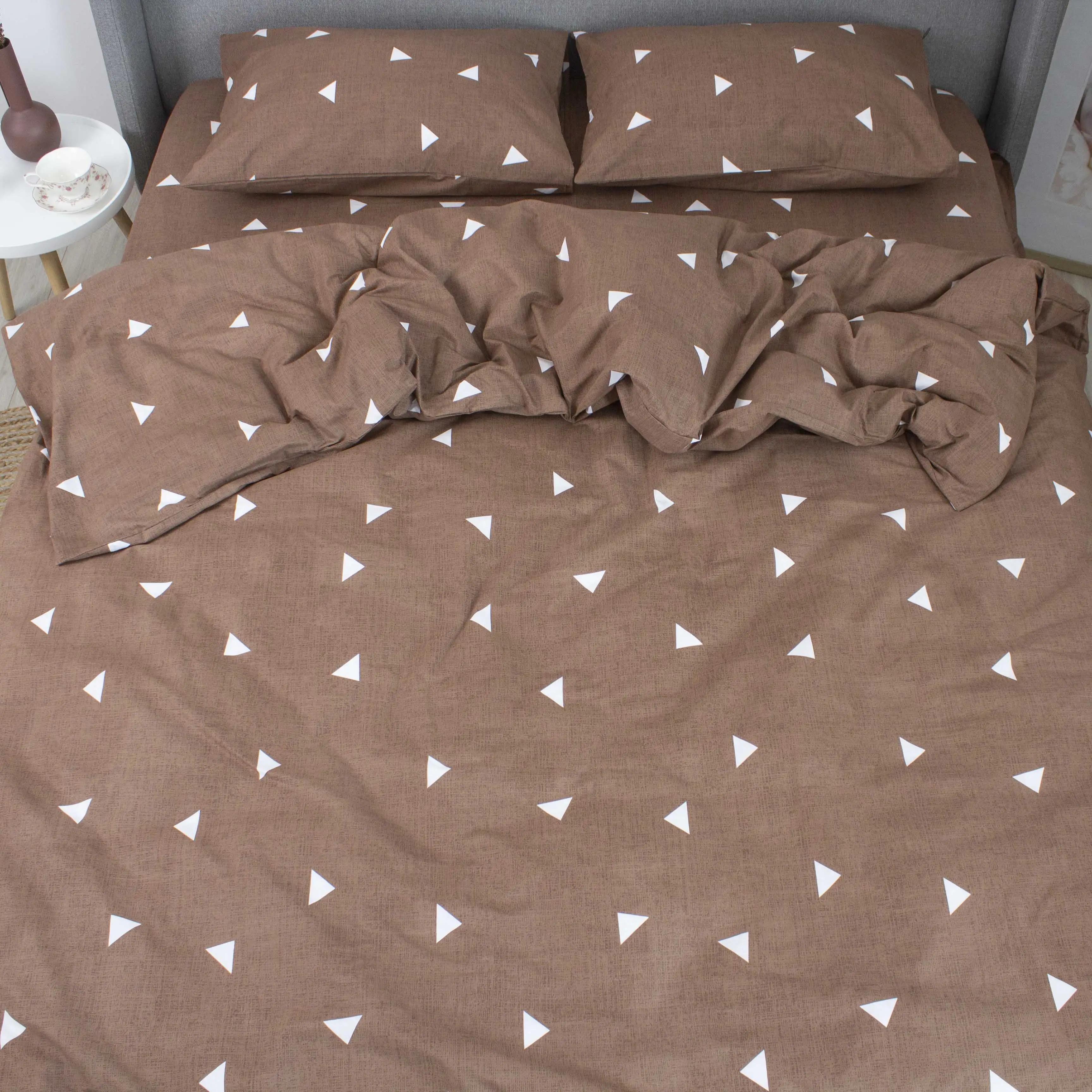 Комплект постельного белья "ТЕП" Choco Triangles, полуторное - Фото 6