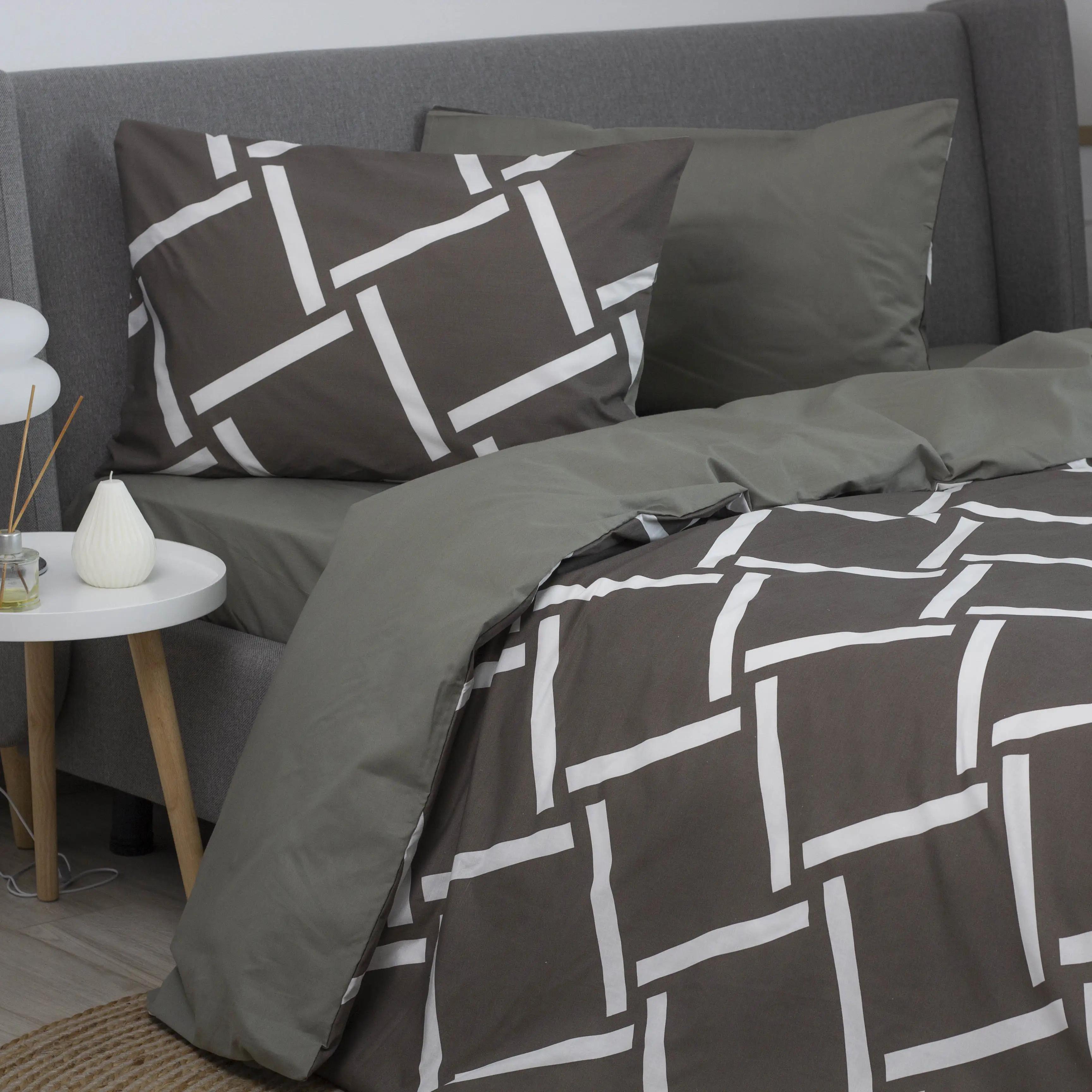 Комплект постільної білизни "ТЕП" Khaki Angles, двоспальна - Фото 2