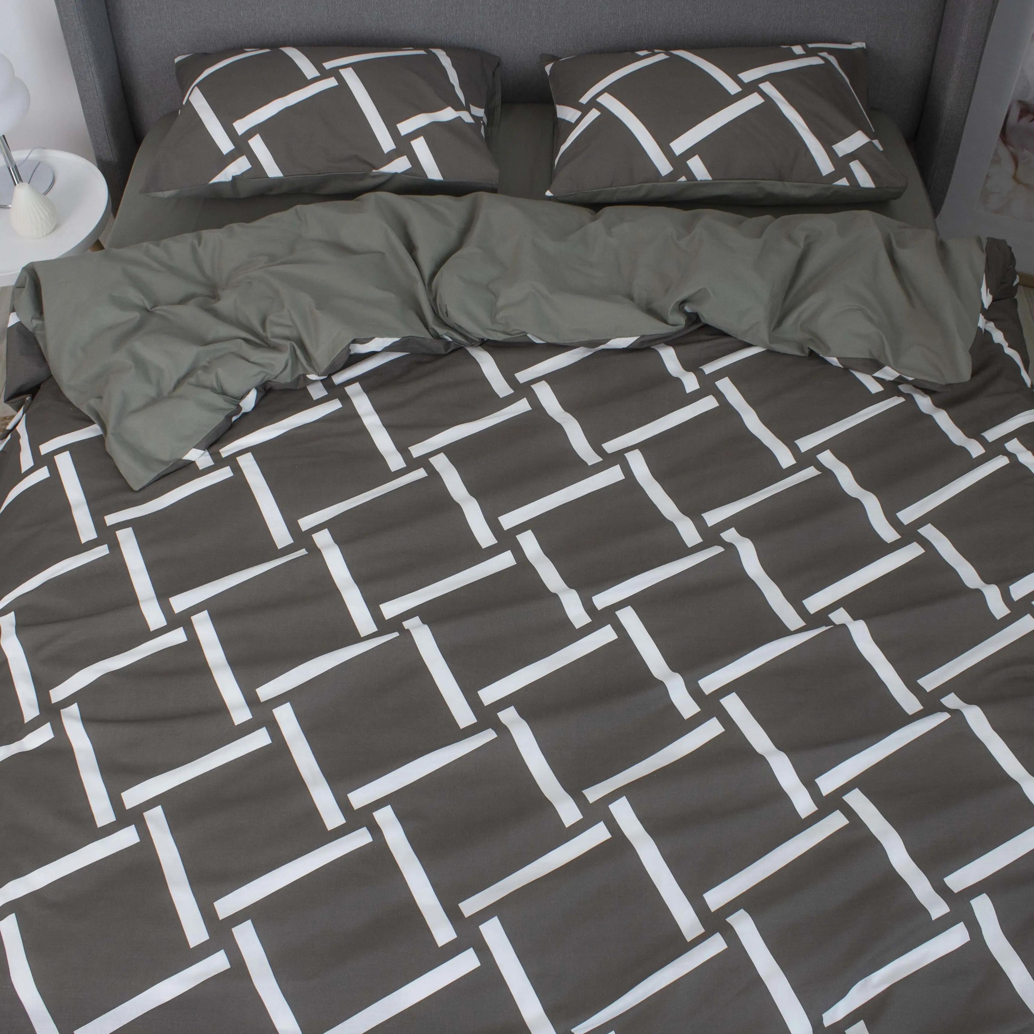 Комплект постільної білизни "ТЕП" Khaki Angles, двоспальна - Фото 8